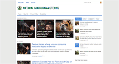 Desktop Screenshot of medicalmarijuanastocks.info